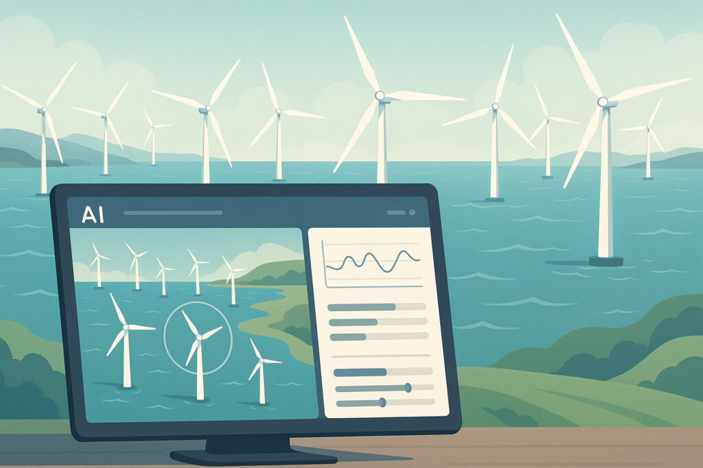 vindmølle ai software til energi optimering